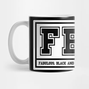 FBI Fabulous Black and Intelligent Mug